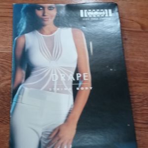Wolford white drape string body